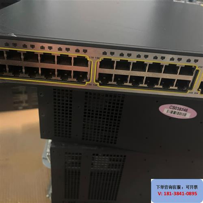 议价|CISCO WS-C3750X-48PF-S/L 48口