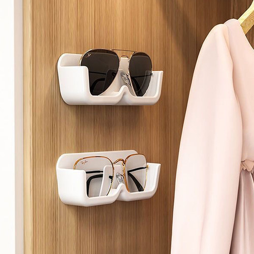 T眼镜收纳架A1pq801-壁挂免打孔宿舍床头放眼镜框墨镜置物架收纳