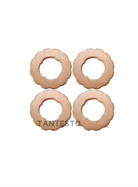 50个喷油器油嘴花边铜垫F00RJ02175适用博世