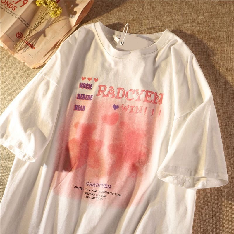 美式夏季半袖ins小众潮流上衣宽松潮牌百搭短袖男女情侣体恤上衣,女装/女士精品,T恤,淘宝优惠券,粉丝福利购,淘宝优惠卷