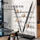 创意帆船书架玻璃现代简约轻奢感客厅置物架设计师款 展示陈列架子