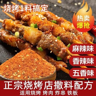 烧烤调料撒料家用调味料辣椒孜然粉空气炸锅烤肉蘸料商用组合全套