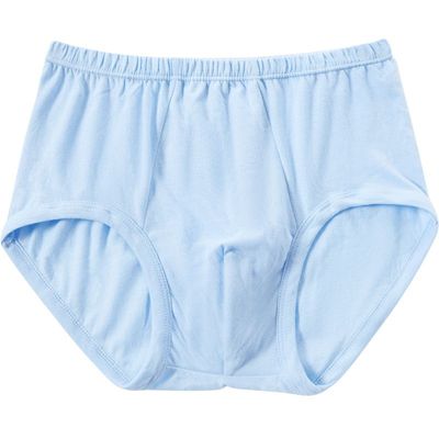 AB内衣男士纯棉高腰素色平角裤头全棉大码宽松四角裤爸爸内裤L609