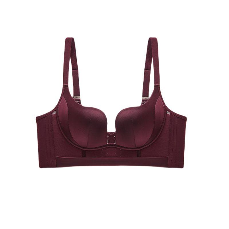 无钢圈内衣无痕小胸聚拢不空杯性感纯欲胸罩女防下垂文胸套装8823