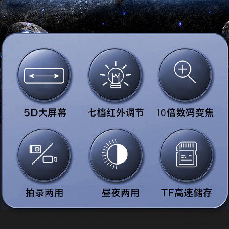 极速夜视仪户外高清手持r拍照单兵夜间红外线全黑望远镜无光夜视