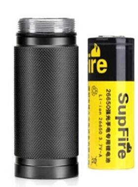 极速Supfire神火L12L7L3S配件26650手电筒套加长U管延长管手电筒