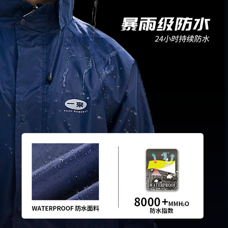 极速imate亿美Y1q82尼龙雨衣雨裤双层套装男出行户外骑行电动车机