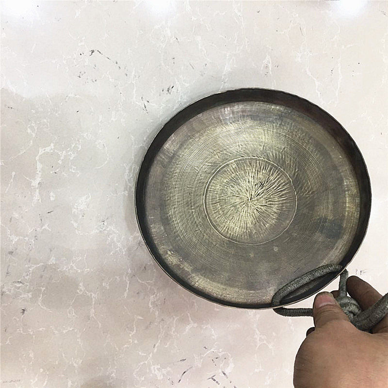 极速青铜手锣 青铜喉音锣 s川戏锣 戏剧锣 21.5厘米青铜手锣 道士