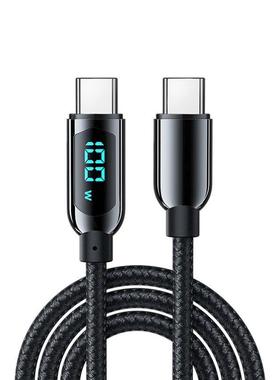 极速Double-head type c digital Bdisplay data fast charging c
