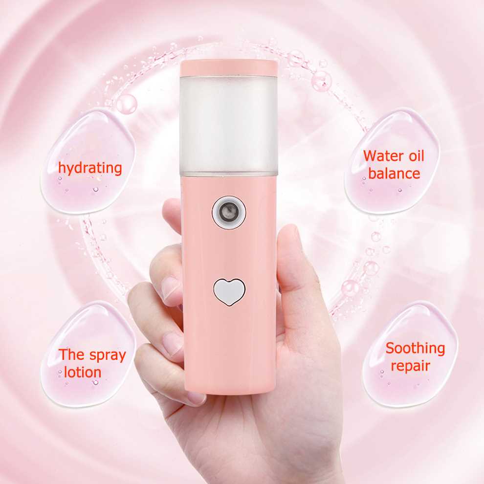 速发30ml Mini Nano Facial Sprayer USB Nebulizer Face Steamer