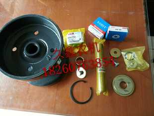 极速久保田收割机配件 久保田488/588/688N支重轮 支重轮轴承全套