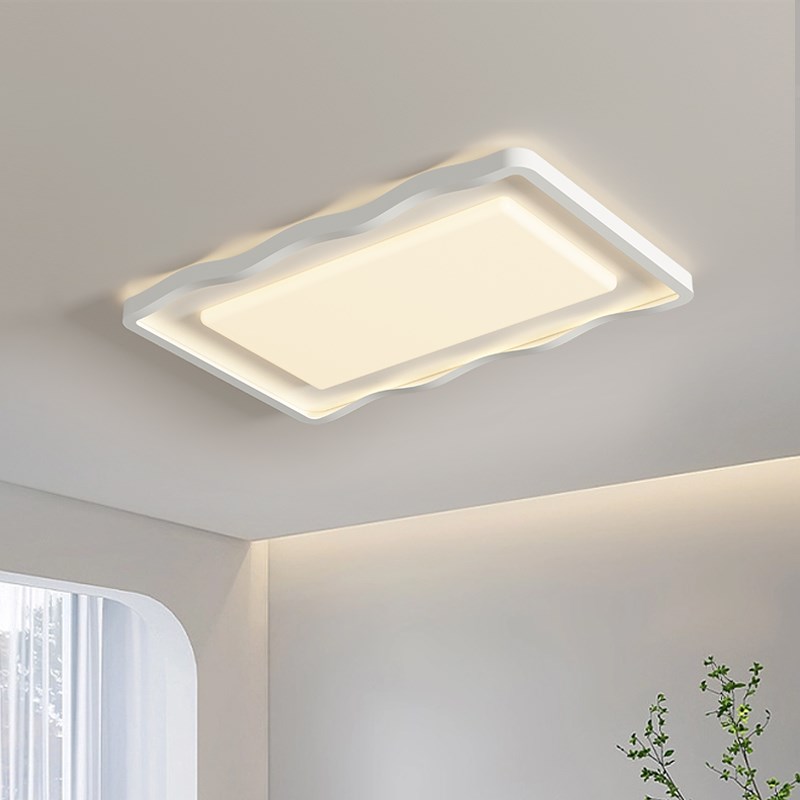 极简客厅灯大气家用led主灯创意奶油风卧室吸顶灯具全Z屋套餐组合