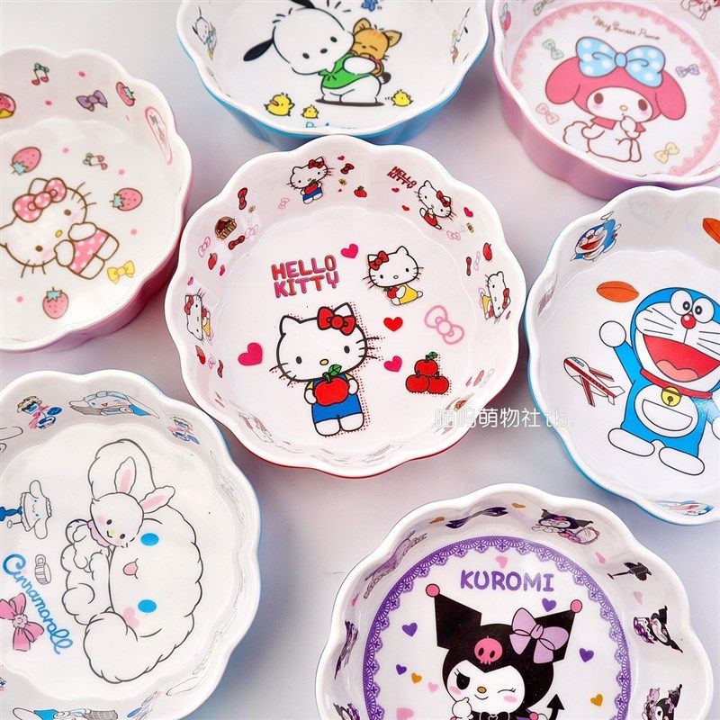 库洛米可爱密胺餐具家用儿童防摔防烫碗勺宝宝早餐碗玉桂狗酸奶碗,餐饮具,碗,淘宝优惠券,粉丝福利购,淘宝优惠卷