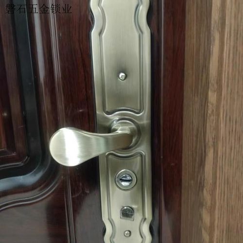 配件青古锁拉手6001235实木门金面板通用简约1.2房间锁门锁具.