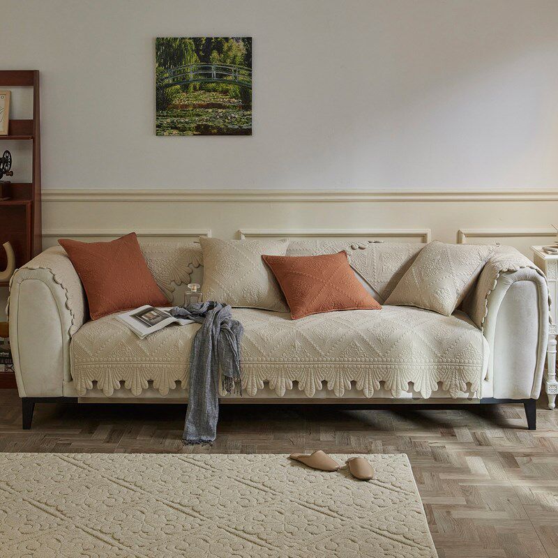 全棉沙发垫2025新款四季通用固定防滑直排皮坐垫子套罩盖布靠背巾