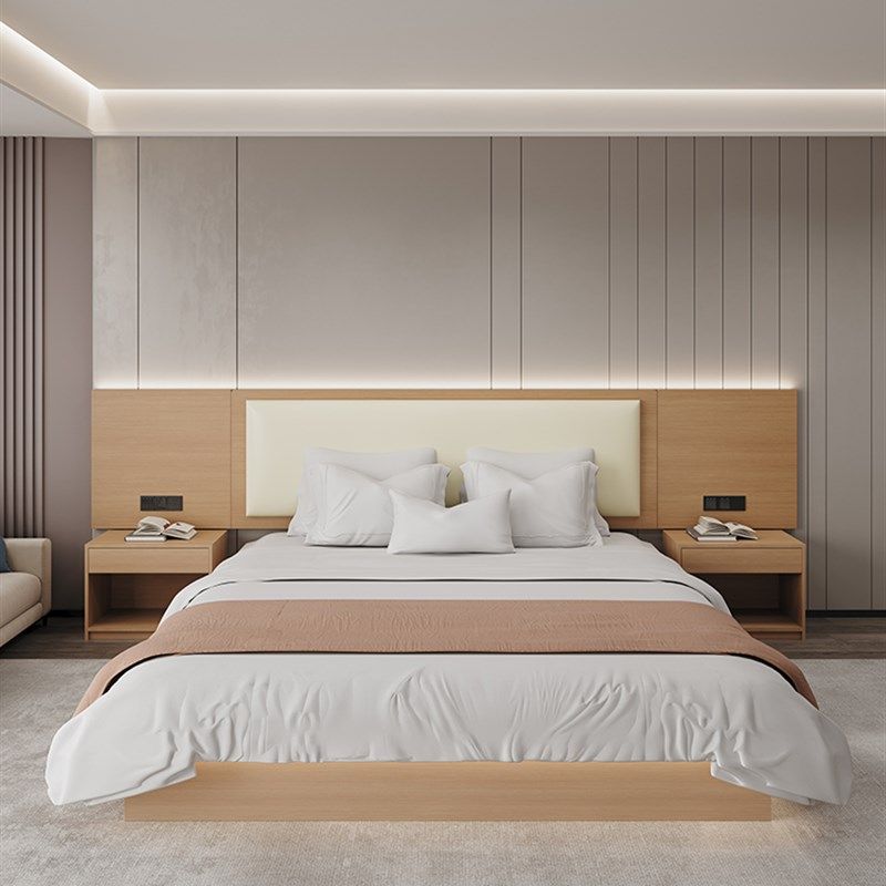 酒店家具标间全套单间宾馆专用床民宿简约现代客房旅馆双人家具床