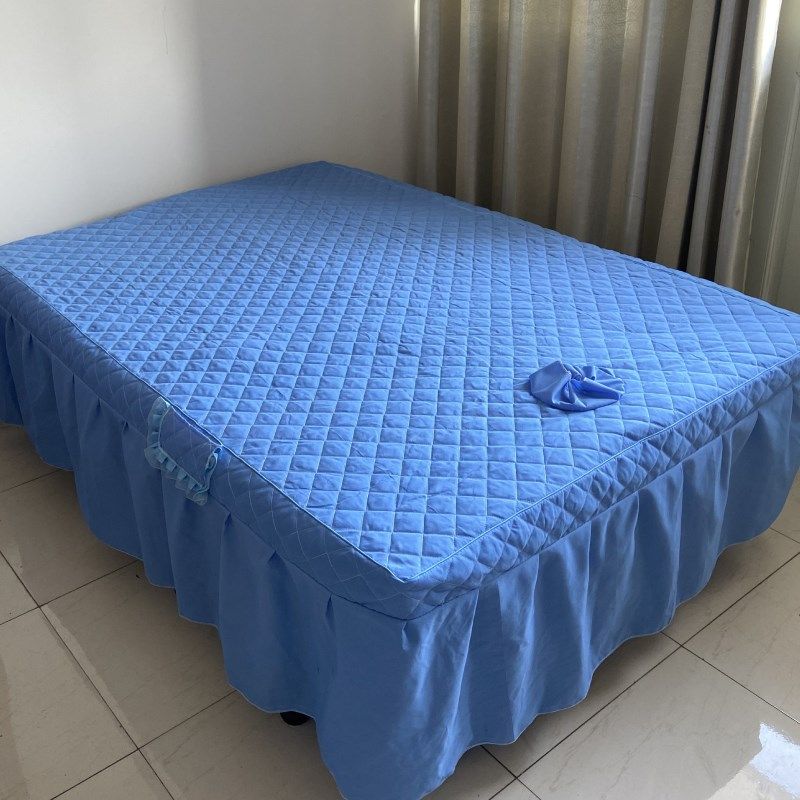 足浴沐足会所床裙罩【泰式按摩床床罩】纯色夹棉加厚泰式按摩床罩,床上用品,床罩,淘宝优惠券,粉丝福利购,淘宝优惠卷