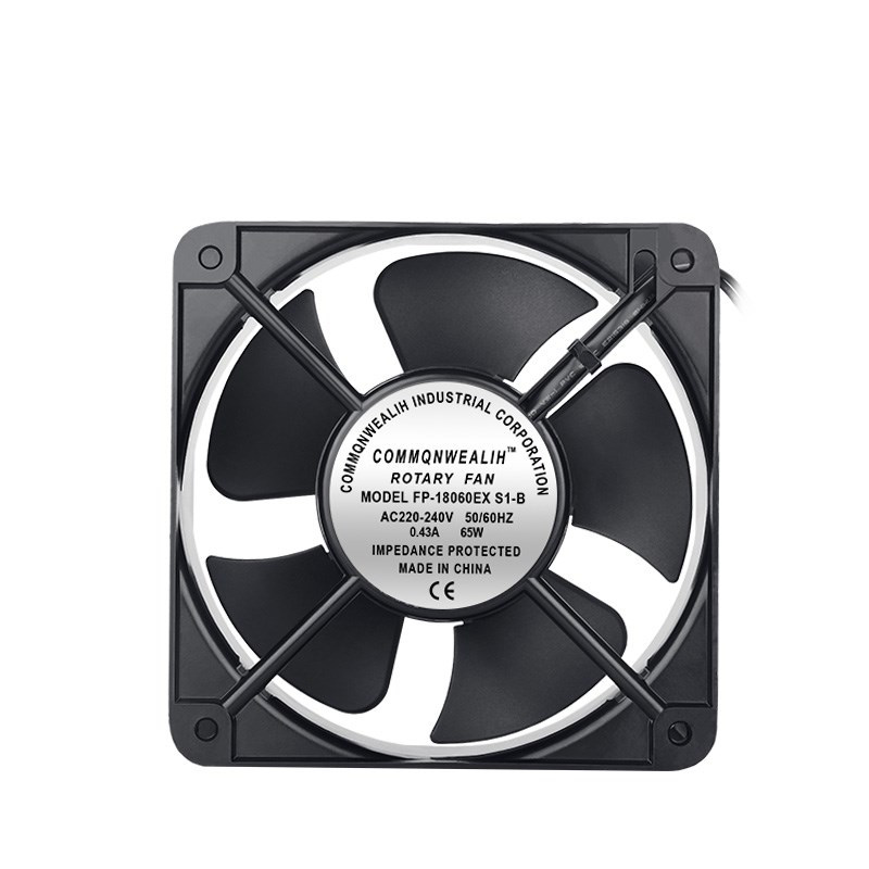 纯铜芯18060散热风扇18cm FP-18060EX-S1-B 220V 65W滚珠轴流式风