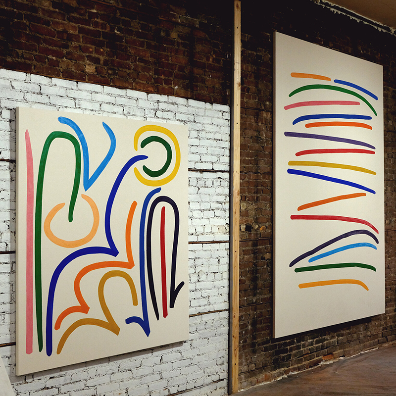 懒散画廊客厅装饰画抽象卧室挂画大尺寸落地画创意沙发背景墙壁画