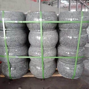 墩花岗岩大理石路障挡车石柱广场防撞止车石隔离拦车圆柱杆石墩子