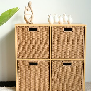 格子柜收纳筐卡莱克柜收纳箱家用衣物零食收纳篮编织大号储物盒子