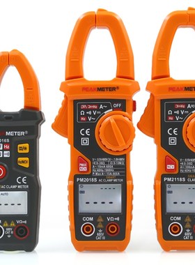 华谊PM2118S 2018S交直流全自动智能防烧数字钳形表万用表电流表