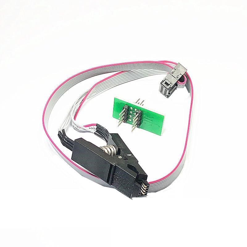 夹土刷机夹子线 BIOS通用IC  x烧录座豪3CH金烧测试夹41录SOP8 夹