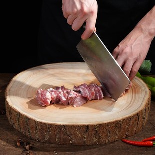 银杏木砧板整木白果树切菜板圆形加厚菜墩原实木案板家用商用防霉