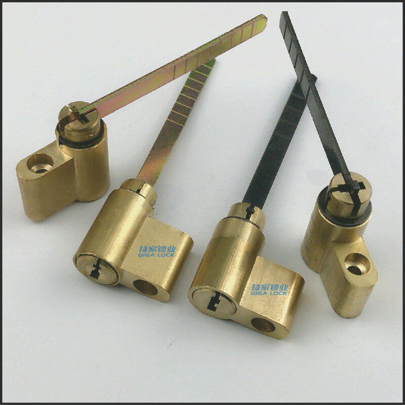 中孔指纹锁芯 适用凯迪仕锁芯 长杆电子智能锁密码带尾巴锁芯锁头