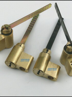 中孔指纹锁芯 适用凯迪仕锁芯 长杆电子智能锁密码带尾巴锁芯锁头