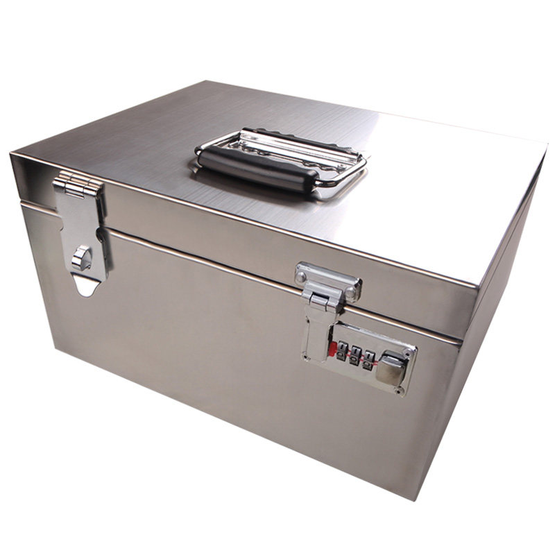 不锈钢存钱罐收钱箱存钱箱收银箱票据箱手提超市现金盒子收纳箱,节庆用品/礼品,储蓄罐,淘宝优惠券,粉丝福利购,淘宝优惠卷