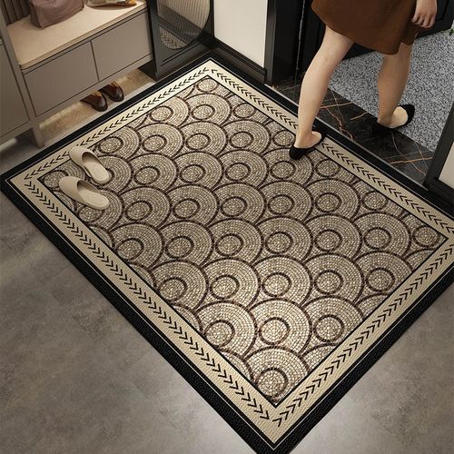 简约耐脏进门入户垫耐磨防滑玄关家用客厅地毯高级轻奢入户门地垫