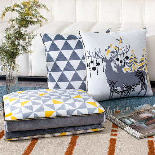 汽车抱枕被子两用车载四季通用靠枕毯子二合一车内办公室午睡枕头