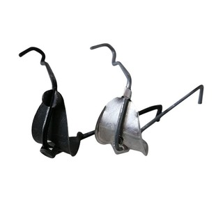 电缆挂钩钢线架空吊钩塑托铝托挂钩金属挂钩注塑一体挂钩光缆挂钩