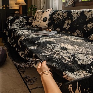 沙发垫法式复古盖布2024新款四季通用全盖轻奢高级感中古风沙发巾