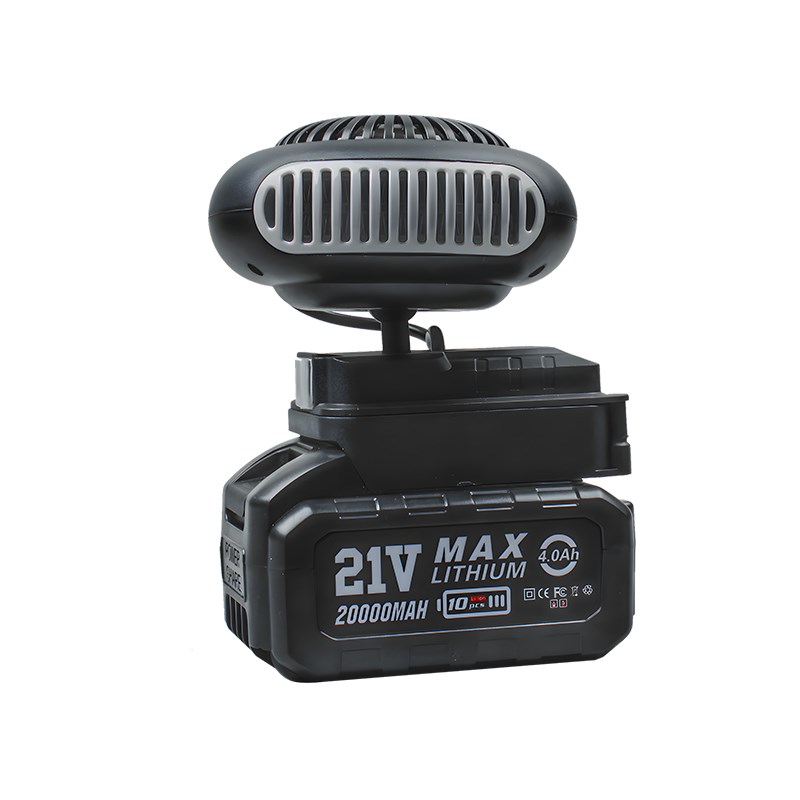 锂电无线暖风机充电n暖气便携取暖器户外暖风扇移动除霜取暖加热