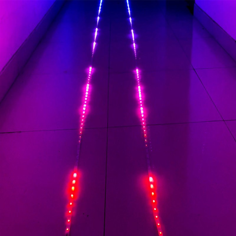 5V声控光波鼓流水灯带可编程流水跑马灯光高亮单U点单控七彩灯条