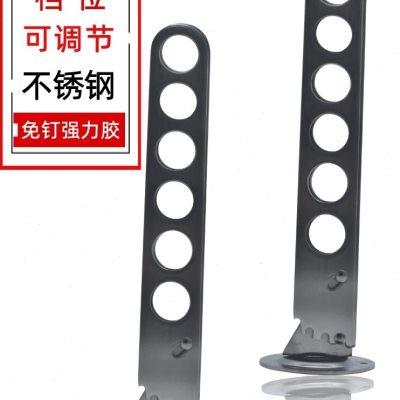 沛晴免打孔晒衣架内阳台系统窗户晒被子伸缩可折叠室内收纳晾衣杆