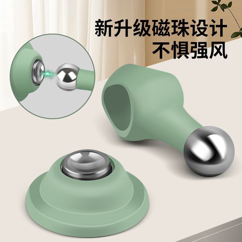 卫生间门碰窗吸门挡硅胶新款免打孔防撞门把手固定门吸神器