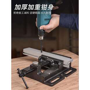 快速平口钳铸钢精密台钳高精度台虎钳可旋转夹具铣床工作台虎钳5