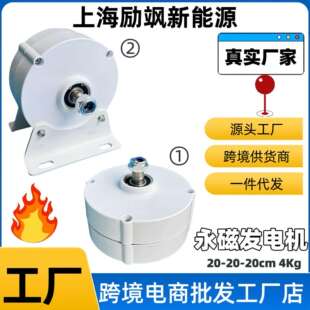 厂家直销100W12v24v家用三相交流永磁同步发电机