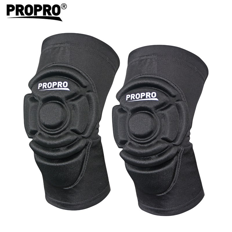 PROPRO 运动软n护膝 轮滑溜冰滑雪骑行速降防摔护膝滑板护具装备