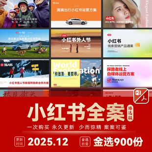 4A广告公司小红书达人策略UP博主品牌全案传播营销策划PPT方案例