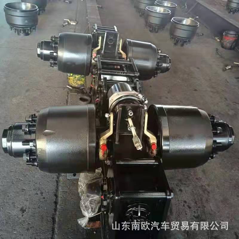 重型随动液压提升转向车桥