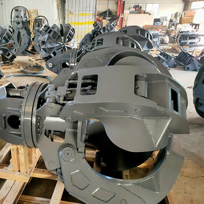 1厂家现货直供 莲花抓钢机 梅花抓废钢铁夹子 液压五瓣抓钢机