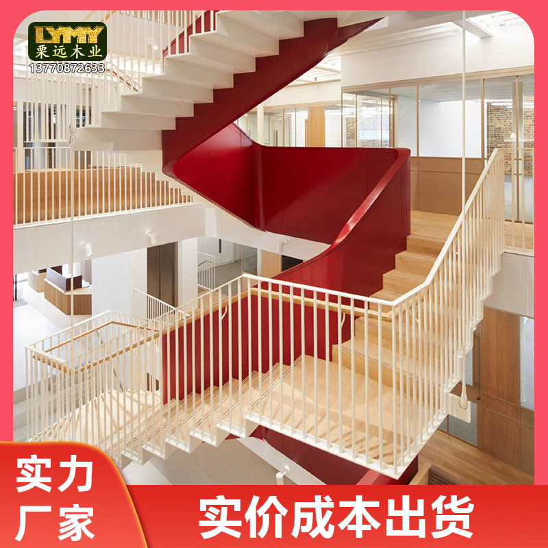 镇江室内悬空楼梯厂家钢制悬空楼梯设计安装玻璃护栏整体焊接