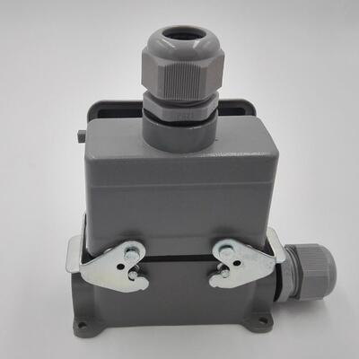 直销重载连接器10芯热流道模具插头矩形航空插头HDC-HE-010