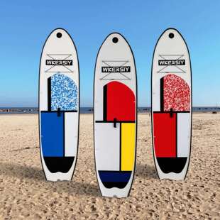 305*76充气浆板含基本冲浪板配件（座椅桨挂双桨叶可另配）桨板