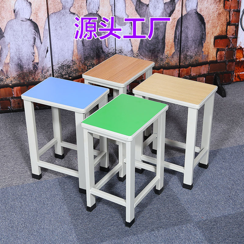不锈钢骨架服装车间操作小方凳