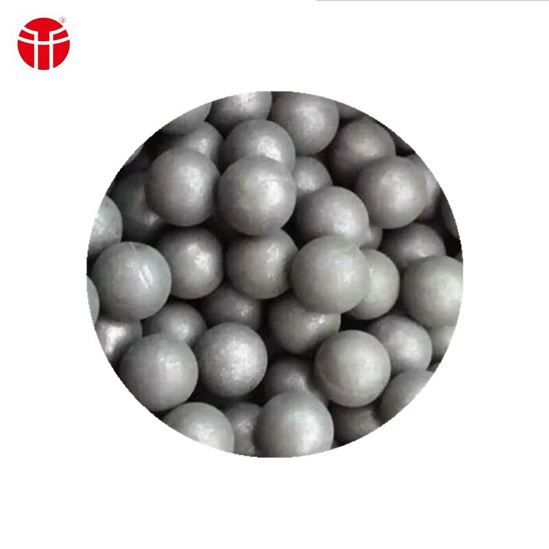 金铜矿球磨机研磨介质 50mm B2锻造热轧钢球 硬度高磨耗低